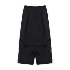 Брюки карго ANGLAN Below Cargo Parachute, размер One size, чёрный