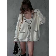 Кардиган Jools Fashion, размер 42/48, , белый