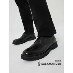 Полуботинки дерби Salamander, размер 45, черный