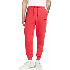 Брюки джоггеры NIKE M NK TCH FLC JGGR, размер S, красный
