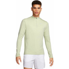 Лонгслив спортивный NIKE Dri-FIT 1/4-Zip Running Top, размер XL, , зеленый