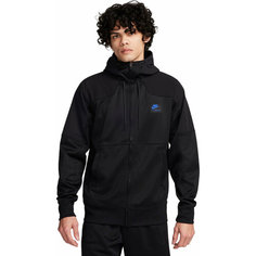 Толстовка NIKE M NSW AIR MAX PK FZ HOODIE, размер M, , черный