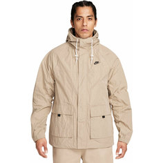 Куртка NIKE M NK CLUB BOWLINE JACKET, размер L, бежевый