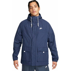 Куртка NIKE M NK CLUB BOWLINE JACKET, размер L, синий