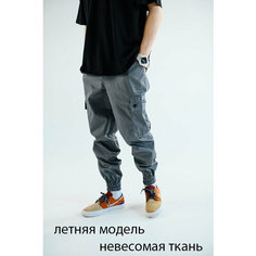 Брюки карго BLK CROWN Marsel, размер S, серый