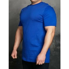 Футболка Традиция, размер 5XL(64/66-188), васильковый