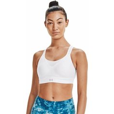 Топ спортивный Under Armour UA Infinity High Bra, 1 шт., размер XS, белый