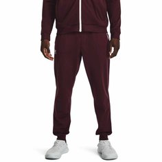Брюки спортивные Under Armour Sportstyle Joggers, размер MD, бордовый