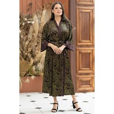 Халат-кимоно MIA-AMORE, размер L/XL(48-50), Баклажан