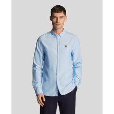 Рубашка Lyle & Scott Regular Fit Light Weight Oxford Shirt, размер S, голубой