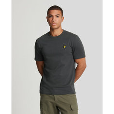 Футболка Lyle & Scott Plain T-shirt, размер L, серый, черный