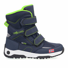 Ботинки Trollkids, размер 28, navy/viper green