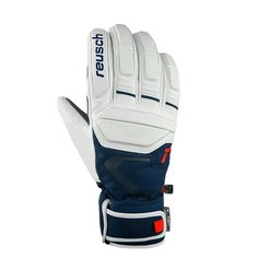 Перчатки Reusch, размер 10, белый, синий
