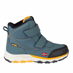 Ботинки Trollkids Hafjell, размер 31, Steel Blue/Navy/Mango
