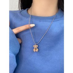 Колье LERO, длина 56 см, бежевый