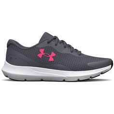 Кроссовки Under Armour UA W Surge 3, полнота F (EU)/ на среднюю стопу, размер 6,5 US, серый