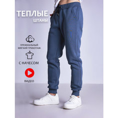 Брюки джоггеры TELAR, размер XL 50, серо-голубой