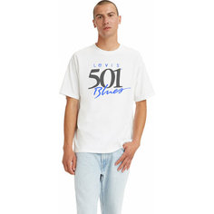 Футболка Levis Men Vintage Fit Graphic Tee, размер L, белый, черный Levis®