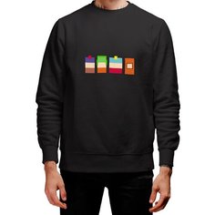 Свитшот ROLY, размер 2XL, , черный