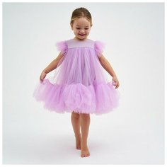 Платье Kaftan Базовая коллекция, размер 34, лиловый
