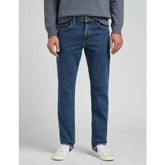 Джинсы зауженные Lee Men Brooklyn Straight Jenas, размер W38/L30, светло-синий
