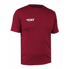 Футболка RAY спортивная мужская для бега, размер 48, бордовый