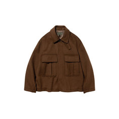 Куртка-рубашка Uniform Bridge Pocket Wool, размер M, Шоколадный