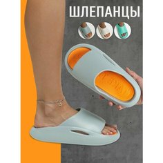 Шлепанцы , размер 40-41, синий, оранжевый, серый Runsoon