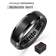 Кольцо Noima, керамика, размер 16.5, ширина 6 мм, черный