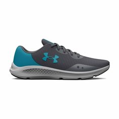 Кроссовки Under Armour Ua Charged Pursuit 3 Tech, полнота F (EU)/ на среднюю стопу, размер 9 US, серый, синий