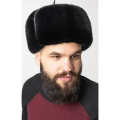 Шапка ушанка Ярмарка шапок, размер 59, натуральный