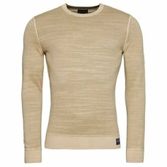 Джемпер Superdry VINTAGE GARMENT DYED CREW, размер 46, , коричневый