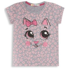 Футболка Me & We Весна-лето 2021, размер 116, серый