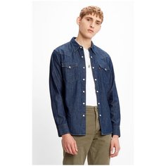 Рубашка Levis Barstow Western Standard Shirt, размер S, Red Cast Rinse Marbled Levis®
