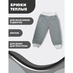 Брюки спортивные Снолики, размер 92, серый