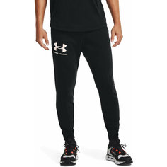 Брюки спортивные Under Armour Rival Terry Joggers, размер SM, чёрный