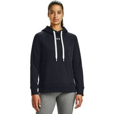 Худи спортивное Under Armour W Rival Fleece HB Hoodie, размер MD, , чёрный