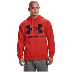 Худи спортивное Under Armour Rival Fleece Big Logo Hoodie, размер SM, , красный