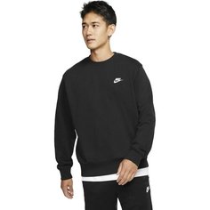 Свитшот спортивный NIKE NSW CLUB CRW FT HOODIE, размер M, , чёрный