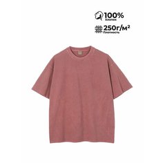 Футболка MOSH WASHY, 1 шт., размер M, розовый, красный, коралловый, бордовый