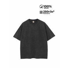 Футболка MOSH WASHY, 1 шт., размер L, черный