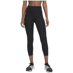 Тайтсы NIKE MID-RISE FAST CROP RUNNING LEGGINGS W, размер XS, чёрный