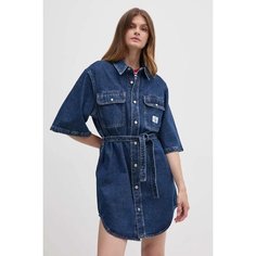 Платье Calvin Klein Jeans, размер S, синий