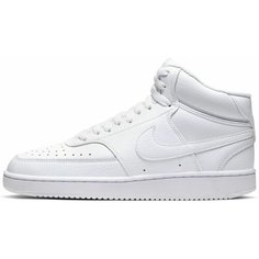 Кеды NIKE COURT VISION MID W, полнота F (EU)/ на среднюю стопу, размер 5 US, белый