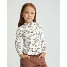 Лонгслив Gloria Jeans, размер 2-3г/98, молочный