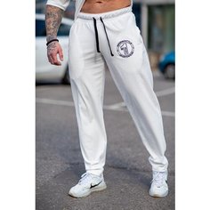 Брюки спортивные Inferno Style, размер 4XL, белый