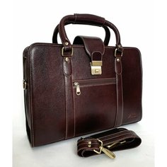 Сумка Black Buffalo Bags, фактура зернистая, коричневый