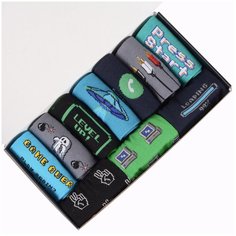 Носки MoscowSocksClub, комплект, 10 пар, размер 27, микс 6