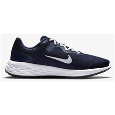 Кроссовки NIKE Revolution 6, полнота F (EU)/ на среднюю стопу, размер 8.5US, midnight navy/obsidian/ashen
