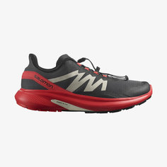 Кроссовки Salomon, размер UK 10,5; EUR 45 1/3; USA 11; 29 см (примерно на российский 44*), черный/красный